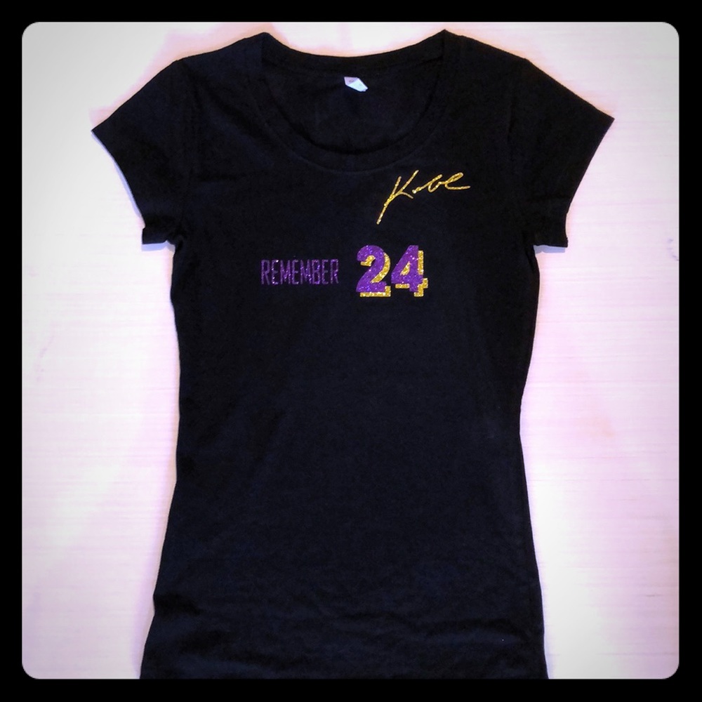 NWOT Kobe “REMEMBER 24” Women’s fitted shirt sz S